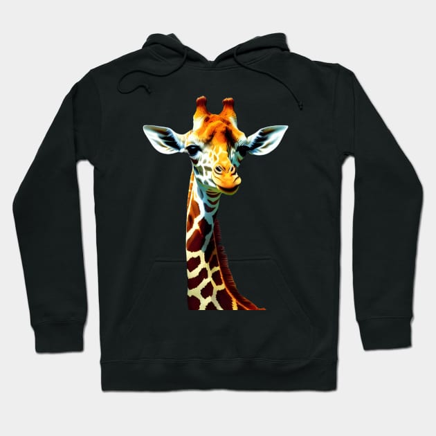 Giraffe Wildlife Hoodie by CGI Studios